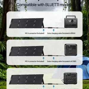 Advanced 60W Foldable Monocrystalline Silicon Black <b>Solar</b> <b>Panel</b> <b>Portable</b> Power Station 23.4% Efficiency Multiple Output <b>Solar</b> - Product Image 3