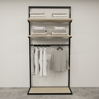 Présentoir de Magasin de Vêtements Grand Modèle Combiné Multi-Grilles pour Magasin de Vêtements
