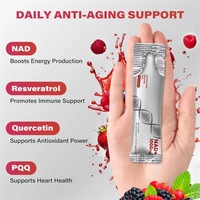 Capsules MNK NAD+ à Marque Blanche Nicotinamide Riboside PQQ Resvératrol Antioxydant Complément Énergétique Végétalien Faible en Sucre Vrac OEM