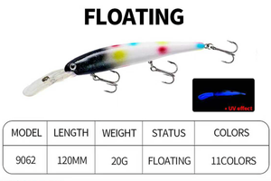 เหยื่อตก<span class=keywords><strong>ปลา</strong></span> ODM แบบกำหนดเอง ทำจากพลาสติก ABS นิ่ม ขนาด 120 มม. น้ำหนัก 20 กรัม <span class=keywords><strong>สี</strong></span><span class=keywords><strong>ขาว</strong></span>ลายจุด สำหรับตก<span class=keywords><strong>ปลา</strong></span>ใหญ่ในน้ำเค็ม - Product Image 6