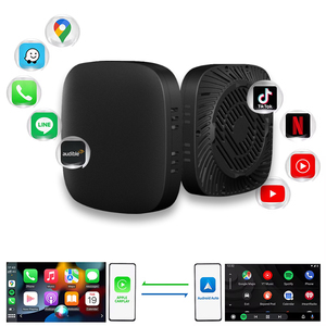 การเชื่อมต่อที่รวดเร็ว4แกน CarPlay Ai Box 2 + 16G แปลงสายเป็นไร้สาย10สำหรับ iOS 10/+ iPhone 6/+ Android 11/+ - Product Image 2