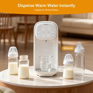 Chauffe-biberon et réchauffeur de lait infantile pour café, céréales, thé, avec option de température précise, récipient en verre de 2 L, acier inoxydable 316, veilleuse - Product Image 1