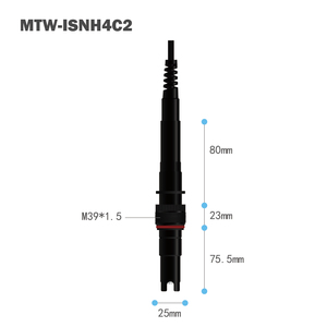 เซ็นเซอร์วัดไอออนแอมโมเนียแบบดิจิตอล MTW-ISNH4C2 ตัวเลือก OEM รับประกัน 6 เดือน ช่วงการวัด 0.1-18000 ppm ช่วงการวัดค่า pH 4-10 ความแม่นยำ 5%f.s. - Product Image 3