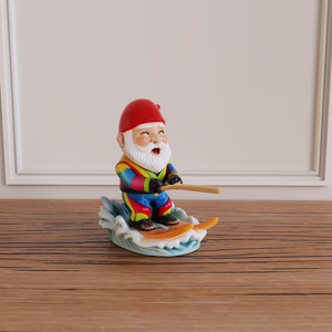 Statuetta di <span class=keywords><strong>Gnomo</strong></span> Surfista in Ceramica Artigianale OEM ODM, Statua Decorativa Costiera, Fornitore all'Ingrosso, <span class=keywords><strong>Gnomo</strong></span> delle Onde Oceaniche Personalizzato - Product Image 4