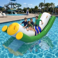 Balançoire aquatique gonflable de haute qualité en PVC, jeu sportif, toboggan aquatique à tube unique, jouets et équipements de baignade amusants