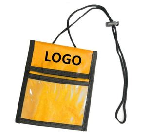 Badge Pen Loops and Zipper Pocket Name Tag Holder With Storage Pouches Display Window Adjustable Lanyard <b>Gift</b> - Product Image 3