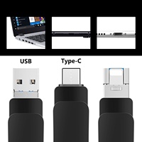 Ventas de fábrica de alta velocidad 3 en 1 3,0 OTG Metal USB Flash Drive Compatible con iPhone iPad PC
