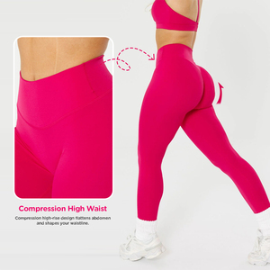 Leggings de Yoga Personalizados, Suaves, Transpirables, de Cintura Alta, Levanta Glúteos, <span class=keywords><strong>para</strong></span> <span class=keywords><strong>Mujer</strong></span>, Gimnasio, Fitness, Pilates - Product Image 6