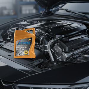 Huile moteur haute performance ALPINE Longlife III 5W-30, lubrifiant à faible viscosité, huile de base certifiée ACEA, technologie de synthèse HC - Product Image 4
