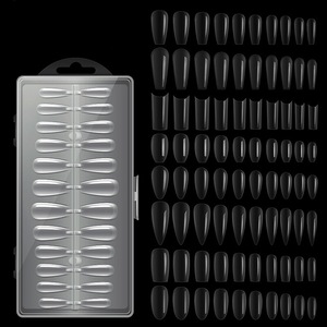 <span class=keywords><strong>Faux</strong></span> <span class=keywords><strong>ongles</strong></span> français acrylique de manucure complet, 120/240/504, 50 pièces, en boîte, Blister naturelle, Transparent, deux couleurs - Product Image 2