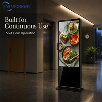 Kiosque d'affichage LCD INGSCREEN, écran tactile, lecteur d'affichage numérique Android, machine publicitaire verticale d'intérieur pour centre commercial