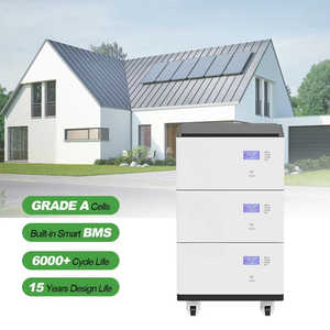 Batería Apilable Lifepo4 de 30kwh 51.2v 48V 300ah, Energía Solar de Litio, Puerto de Comunicación CAN, Red Híbrida, IP65, Capacidad Dividida 100ah - Product Image 3