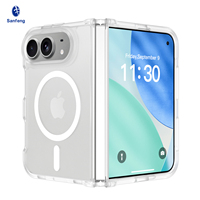 Coque de téléphone iPhone Duo minimaliste translucide mate au toucher doux, anti-traces de doigts, antichoc, personnalisée, magnétique, en gros
