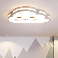 Lámpara de Techo LED Creativa de Dibujos Animados en Forma de Nube para Habitación Infantil, Estilo Macaron para Dormitorio y Estudio, Diseño de Mariposa en Rosa para Niñas