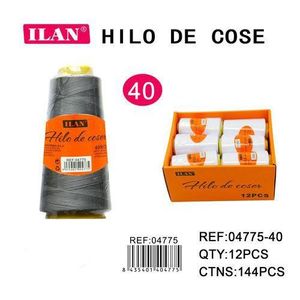 Filo da Cucito Ilan 40 Grigio 2750 Metri per Riparazione Abbigliamento - Product Image 3