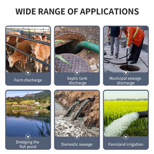 Pompa industriale personalizzata in fabbrica, pompa per acque reflue sommergibile, pompa di aspirazione per fanghi di depurazione industriali domestici - Product Image 4