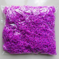 Elastici Colorati per Capelli, Fasce Elastiche per Creazioni Fai-da-Te, Gioielli e Materiale Scolastico, 9 Colori