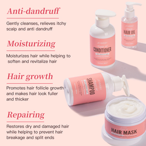 <span class=keywords><strong>Soins</strong></span> capillaires à marque privée : Masque réparateur hydratant à l'huile d'argan naturelle, après-shampoing et shampoing <span class=keywords><strong>pour</strong></span> la perte de <span class=keywords><strong>cheveux</strong></span> - Product Image 3
