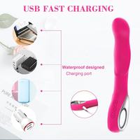 Vibrateur de doigt portable rechargeable USB, masseur personnalisé à 10 modes de vitesse, étanche pour usage quotidien, clitoridien, pour couples, achat en gros