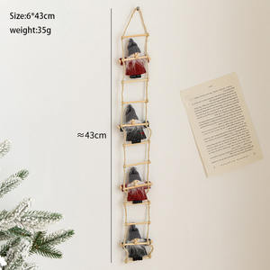 Nouveaux ornements suspendus de Noël Little Man Ladder Style Décoration de Noël - Product Image 6