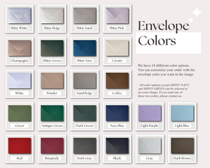 Набор свадебных приглашений ручной работы из хлопковой бумаги с тиснением, минималистичный дизайн для премиального праздничного торжества - Product Image 5