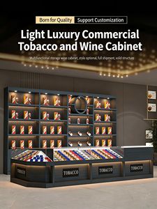 Support de présentation de vin éclairé en verre trempé et acier, cloison de bar commerciale, réglable, durable, décoration de restaurant, vignoble - Product Image 4