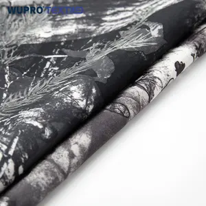 Printtek China fábrica de alta calidad impermeable ripstop 300 50D/72F poliéster pongee tela para chaqueta abrigo abajo desgaste