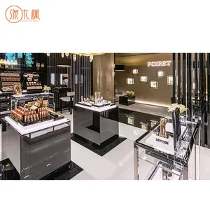 Elegant Style Bespoke Boutiques Cosmetic Display Most Buyed Retail Store Cosmetic Retail Display