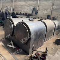 Kleine biomassa-houtkoolfabriek |   Shredder & continue carbonisatieoven voor de recycling van kokosnootschalen en landbouwafval