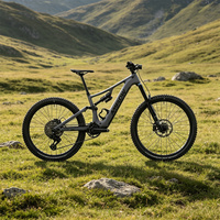Vélo électrique Amflow PR Carbon Pro Trail 12 vitesses avec batterie au lithium, amortisseur arrière FOX Float Rhythm, frein hydraulique personnalisé Tektro