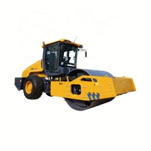 Rodillo vibratorio hidráulico de un solo tambor de 20t a la venta, máquina de construcción de carreteras con componente de motor central - Product Image 1