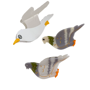 Yi YHJ Women's Stock Hair Accessories Fun Cartoon Bird Animal Design Large Acetate Hair Clips Custom Claw Fast Delivery Daily - Product Image 1