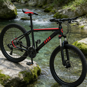 <span class=keywords><strong>Bicicleta</strong></span> de Montaña de Acero para Adultos, MTB de 26 Pulgadas, Disponible con Freno de Disco Mecánico, <span class=keywords><strong>Bicicleta</strong></span> Todoterreno para Cross Country - Product Image 1