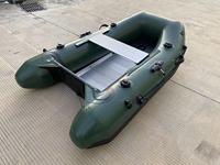 Bateau de pêche pour 1 personne Petit bateau gonflable avec moteur Mini bateau de sport gonflable de sauvetage rapide