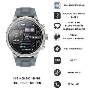 <span class=keywords><strong>Smartwatch</strong></span> V99 <span class=keywords><strong>con</strong></span> Display Rotondo per la Pressione Sanguigna, Miglior Schermo Più Grande del 2025, <span class=keywords><strong>Orologio</strong></span> Intelligente Android di Alta Qualità - Product Image 6