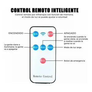 Lampes solaires d'extérieur, projecteurs solaires de jardin, 3 modes + télécommande, 2 pièces - Product Image 5