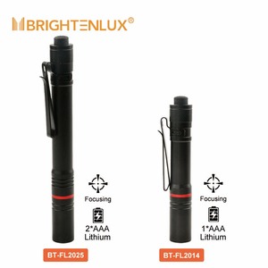 Xách tay túi đèn pin với bút Clip nhôm cơ thể AAA pin Powered kích thước nhỏ cầm tay <span class=keywords><strong>Torch</strong></span> Lights đối với trường hợp khẩn cấp - Product Image 3