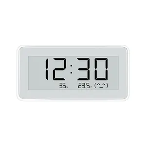 Оригинальный Многофункциональный термометр Xiaomi Mi, цифровые часы Pro, электронный экран, датчик температуры и влажности, беспроводной