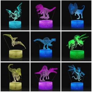 Đèn Ngủ USB 3D Cơ Bản Màu Trắng Nứt Đèn Bàn Cảm Biến Cảm Ứng Đèn Ngủ LED ABS Tròn Nứt Nẻ - Product Image 6