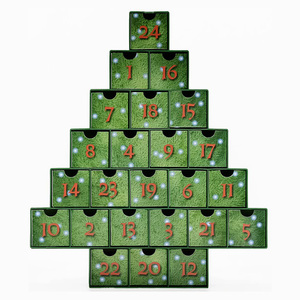 Bán buôn giấy ramadan giáng sinh tùy chỉnh Advent lịch các tông sô cô la mù bé lưu niệm hộp - Product Image 1