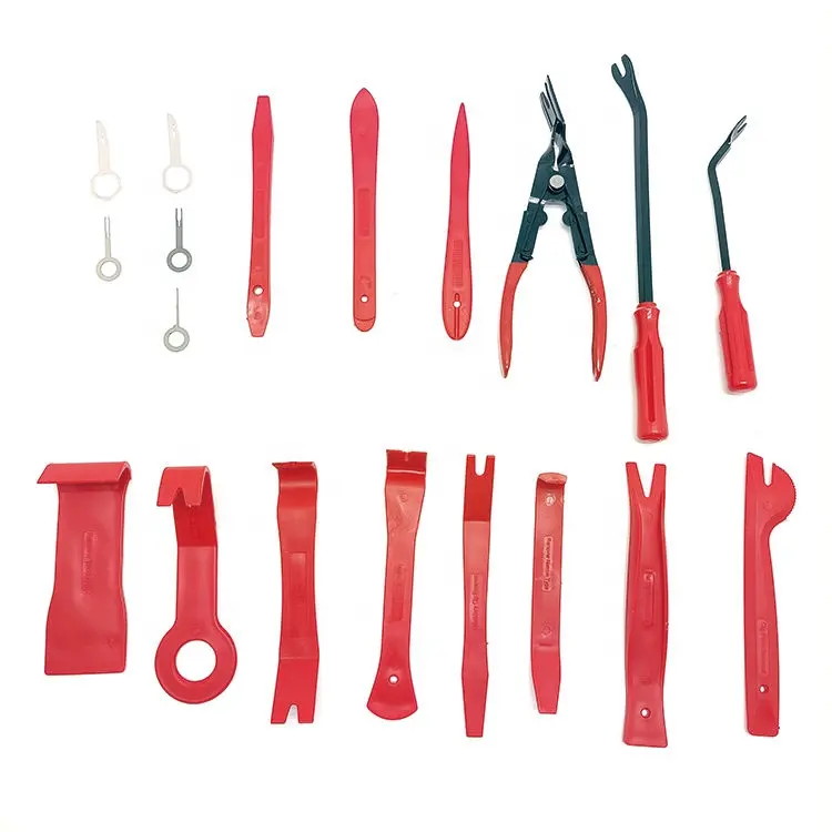 18PCS Auto Radio Door Trim Pry Clip Removal Set Car Upholstery Installer Repair Kit Car Tool Box Set