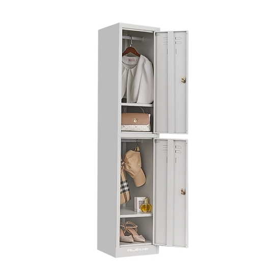 2 Door Lockable Storage Cabinet Wood