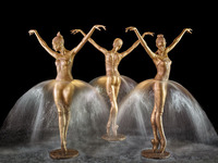 Usine personnalisé petite Bronze demi-Figure Statue décor à la maison en laiton coulée Bronze dame élégante buste Statue à vendre