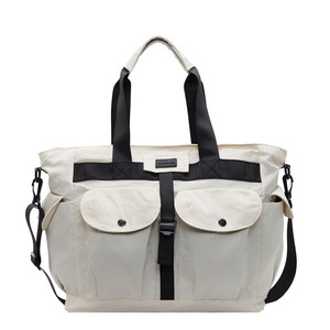 Sac de voyage et de sport week-end personnalisé avec logo, grande capacité, bretelles, en tissu Oxford, fermeture éclair, élégant sac de sport fourre-tout - Product Image 2