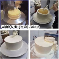 Machine commerciale de décoration de fabricant de gâteau Machine de glaçage de gâteau 4-18 pouces