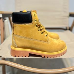 Botines Casuales de Moda Amarillos TB Dropshipping de Marca de Diseñador para Exteriores, de Cuero Genuino, con Suela Gruesa y Robusta, Premium, que Aumentan la Estatura LVS - Product Image 2