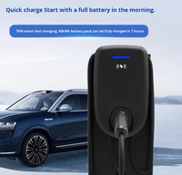 Nuevo Cargador de Coche Eléctrico de Pared de 7kW 32A con Corriente Ajustable, Estación de Carga EV con WiFi y APP Eway EW08