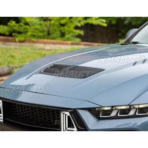 Grille de pare-chocs avant de voiture, grille de ventilation du capot, kit carrosserie, grilles de course pour Ford Mustang 2024, pièce extérieure - Product Image 4