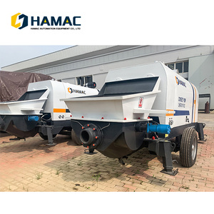 Fully Automatic <b>Small</b> Concrete <b>Pump</b> 30m/h Trailer Diesel <b>Pump</b> Weichai Engine Remote Control Easy Transport - Product Image 4