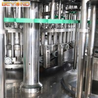 Ligne de production d'eau pure et minérale en bouteille, entièrement automatique, 3 en 1, mini, pour petites entreprises, remplissage et conditionnement